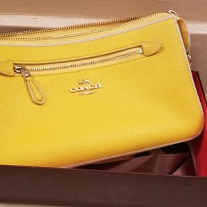 Beautiful Yellow Small Hand Bag